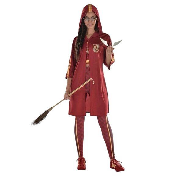 Harry Potter Womens Gryffindor Quidditch Costume Adult X-Large New Halloween - Picture 1 of 4